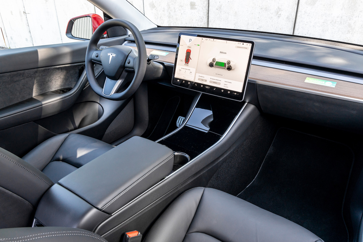 Tesla Model Y interior front